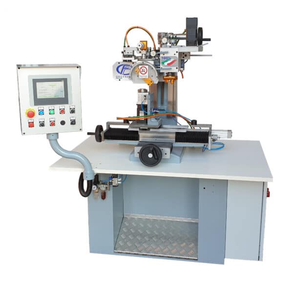 Two head diamond cutting machine mod. OF202 for medals